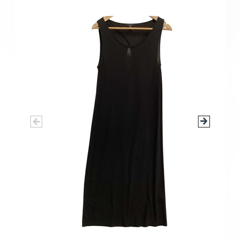 COS Sleeveless Keyhole back Midi Jersey Dress - Picture 3 of 8